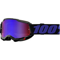 100% PERCENT ACCURI 2 MOORE MIRROR RED / BLUE GOGGLES