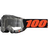 100% PERCENT ACCURI 2 GEOSPACE CLEAR KIDS GOGGLES