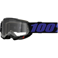 100% PERCENT ACCURI 2 MOORE CLEAR KIDS GOGGLES