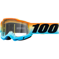 100% PERCENT ACCURI 2 SUNSET CLEAR KIDS GOGGLES NEW ARRIVAL