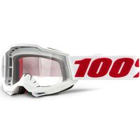 100% PERCENT ACCURI 2 DENVER CLEAR KIDS GOGGLES