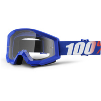 100% PERCENT STRATA NATION CLEAR GOGGLES