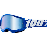 100% PERCENT STRATA 2 BLUE MIRROR GOGGLES