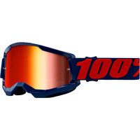 100% PERCENT STRATA 2 MASEGO RED MIRROR GOGGLES