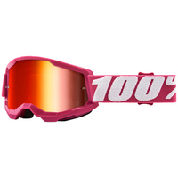 100% PERCENT STRATA 2 YOUTH FLETCHER RED MIRROR GOGGLES