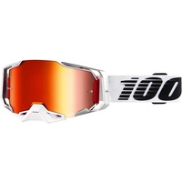 100% PERCENT ARMEGA LIGHTSABER RED MIRROR GOGGLES 