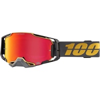 100% PERCENT ARMEGA FALCON 5 HIPER RED GOGGLES 