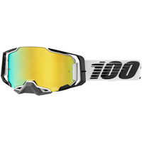100% PERCENT ARMEGA ATMOS GOLD MIRROR GOGGLES