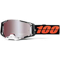 100% PERCENT ARMEGA BLACKTAIL HIPER SILVER MIRROR GOGGLES
