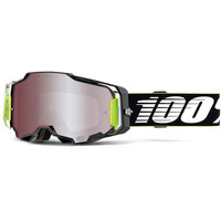 100% PERCENT ARMEGA RACR HIPER SILVER MIRROR GOGGLES