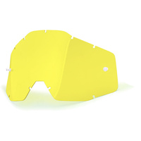 100% RACECRAFT, ACCURI & STRATA YELLOW LENS