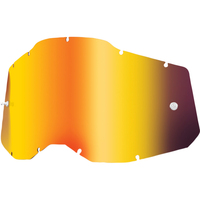 100% PERCENT RACECRAFT 2 / ACCURI 2 / STRATA 2 RED MIRROR LENS