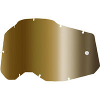 100% PERCENT RACECRAFT 2 / ACCURI 2 / STRATA 2 TRUE GOLD MIRROR LENS