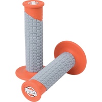 PRO TAPER CLAMP ON ORANGE/GREY PILLOW TOP GRIPS