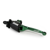 RHK QUANTUM KAWASAKI KX/KXF GREEN CLUTCH LEVER