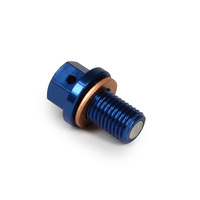 RHK YAMAHA YZ125 YZF 250/450 07-15 BLUE MAGNETIC DRAIN PLUG