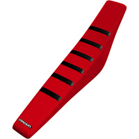STRIKE SEATS GAS GAS MC65 21-23 GRIPPER RIBBED BLACK / RED / RED SEAT COVER