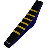 STRIKE SEATS HUSQVARNA TC65 16-23 GRIPPER RIBBED YELLOW / BLACK / NAVY SEAT COVER