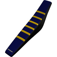 STRIKE SEATS HUSQVARNA TC65 16-23 GRIPPER RIBBED YELLOW / NAVY / BLACK SEAT COVER