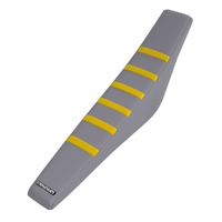 STRIKE SEATS HUSQVARNA TC65 16-23 GRIPPER RIBBED YELLOW/GREY/GREY SEAT COVER