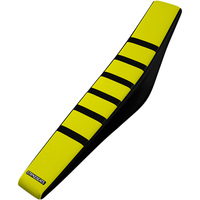 STRIKE SEATS SUZUKI RMZ450 08-17 RMX450Z 10-20 GRIPPER RIBBED BLACK/YELLOW/BLACK SEAT COVER