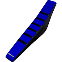 STRIKE SEATS YAMAHA YZ125-250 22-24 BLACK / BLUE / BLACK GRIPPER RIBBED SEAT COVER