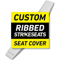 STRIKE SEATS HUSQVARNA TC / FC 19-22 TE / FE 20-22 FLURO YELLOW / GREY / GREY GRIPPER RIBBED SEAT COVER