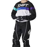 SHIFT 2021 WHIT3 UV2K ULTRA BLACK / ULTRAVIOLET KIDS GEAR SET