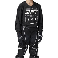 SHIFT 2021 WHIT3 WESTCOAST BLISS BLACK / WHITE KIDS GEAR SET