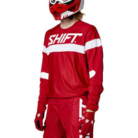 SHIFT 2021 WHIT3 REDHOT HAUT RED JERSEY