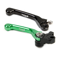 TORC 1 VENGEANCE KAWASAKI KX450F 19-22 BLACK / GREEN FLEX FRONT BRAKE LEVER