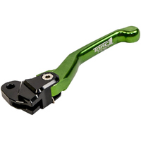 TORC 1 KAWASAKI KX250F 21-22 / KX450F 19-22 BLACK / GREEN VENGEANCE CLUTCH LEVER W / SPARE BALDE