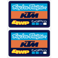 THROTTLE SYNDICATE TLD TEAM BADGE DECALS