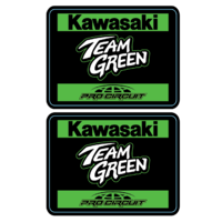 THROTTLE SYNDICATE TEAM GREEN TEAM BADGE DECALS