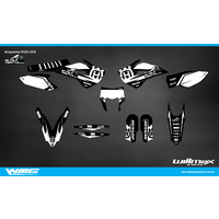 WILLMAX FULL CUSTOM GRAPHICS KIT HUSQVARNA FE450 2016