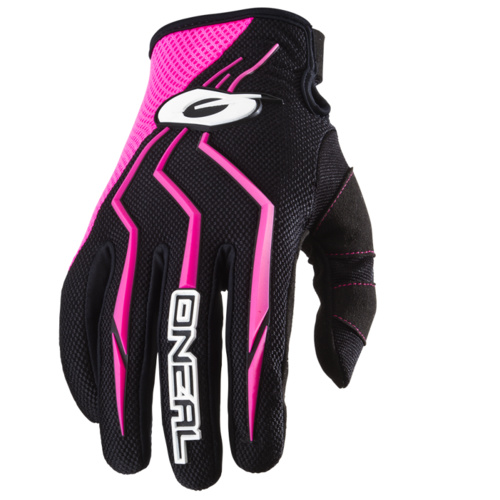 ONEAL 2018 ELEMENT BLACK/PINK GIRLS GLOVES - SM