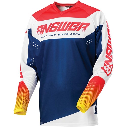 ANSWER 2021 SYNCRON CHARGE PINK/YELLOW/MIDNIGHT JERSEY - XL