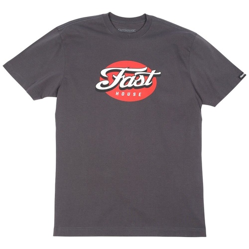 FASTHOUSE TASKER GRAPHITE BLACK TEE - XL