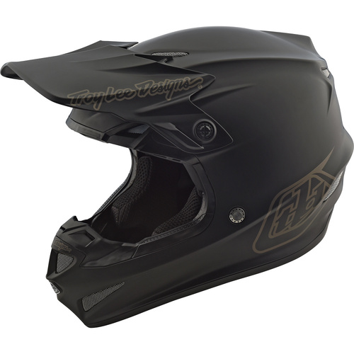 TROY LEE DESIGNS 2024 SE4 POLY MIDNIGHT BLACK KIDS HELMET - M
