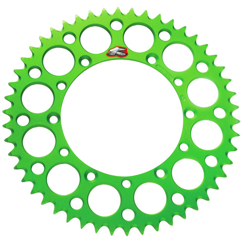 RENTHAL KAWASAKI ULTRALIGHT GREEN REAR SPROCKET - 49T