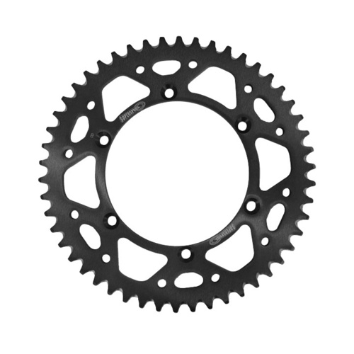 SUPERSPROX KAWASAKI KX/KXF/KLX BLACK ALLOY REAR SPROCKET - 49T