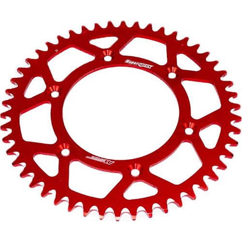 SUPERSPROX KTM / HUSQVARNA / GAS GAS RED ALLOY REAR SPROCKET - 46T