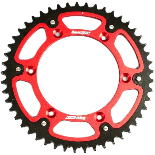 SUPERSPROX HONDA CR/CRF/XR RED STEALTH REAR SPROCKET - 44T