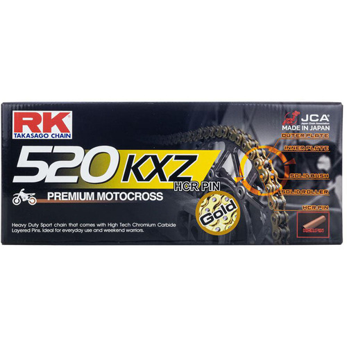 RK GB520KXZ GOLD HEAVY DUTY OFF ROAD CHAIN - 120L
