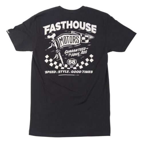 FASTHOUSE ALL OUT BLACK KIDS TEE - XS