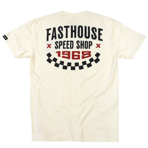 FASTHOUSE BRUSHED NATURAL TEE SHIRT - SM