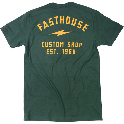 FASTHOUSE FUNDAMENTAL BLACK FOREST TEE SHIRT - SM