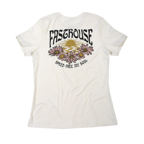 FASTHOUSE REVERIE VINTAGE WHITE WOMENS TEE - SM