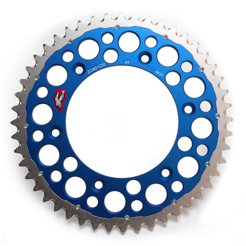 RENTHAL YAMAHA TWINRING BLUE REAR SPROCKET - 49T