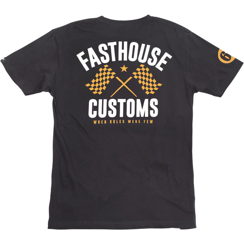 FASTHOUSE 68 TRICK BLACK / VINTAGE GOLD TEE - XL
